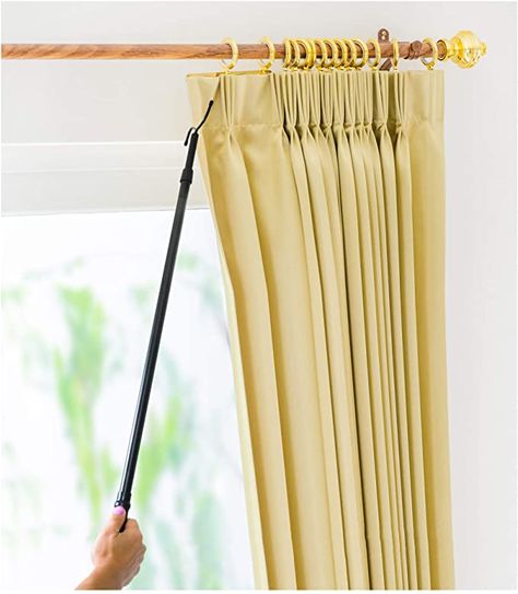 Curtain Pull Backs, Closet Storage Organization, Closet Hangers, String Curtains, Cleaning Curtains, Double Rod Curtains, Buy Curtains, Double Curtains, Country Curtains