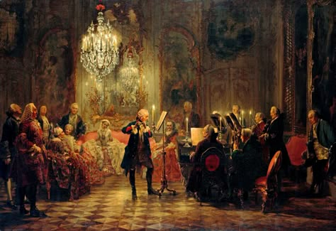 Adolf Von Menzel, Adolph Menzel, Frederick The Great, Classical Period, 28 September, Chamber Music, Music Aesthetic, Caravaggio, Music History