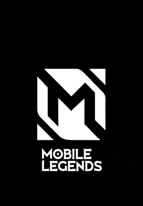 Mobile Legends Logo Mobile Legends Icon Black, Mobile Legends Icon App, Mobile Legends Logo Icon, Mobile Legends Logo Background, Mobile Legends Logo, Black Icon App, Mobile Legends Icon, Shadow Logo, Tipografi 3d