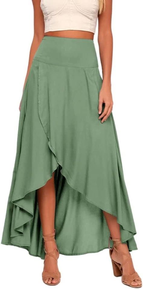 Women's Maxi Skirts for 21% OFF!! Comment below if you scored & share with a friend!! 👉#ad As an Amazon Associate, I earn from qualifying purchases. Product prices and availability are accurate as of the date/time posted and are subject to change. Limited time only #amazon #amazondeals #amazonprime #amazonsellers #dealoftheday #couponing High Low Maxi Skirt, Long Skirt Summer, High Waisted Maxi Skirt, Pleated Long Skirt, Wrap Maxi Skirt, Draped Skirt, High Low Skirt, Long Skirts For Women, Floor Length Skirt