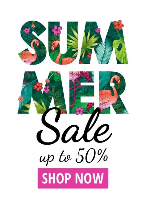 Summer sale poster. Summer Sale Poster, Sunflower Iphone Wallpaper, Summer Sale Banner, Arte Doodle, Sale Logo, Summer Banner, Flamingo Bird, Fathers Day Quotes, Newsletter Design