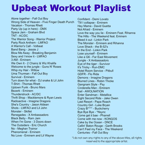 Dance Workout Playlist, Fitness Music Playlists, Upbeat Music Playlists, Ultimate Workout Playlist, Hip Hop Spin Class Playlist, Workout Music Playlist Motivation, Walking Playlist Workout Music, Music To Listen To When Working Out, Morning Run Playlist