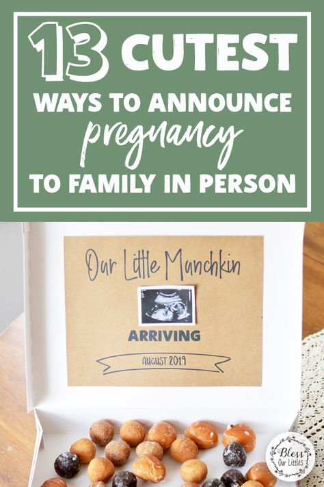 After finding out you are expecting, the first thing you will want to do is tell your friends and family! We have compiled several different announcement ideas, with everything from funny games, DIY projects, to special keepsakes and different ways to share the news at a family dinner. #PregnancyAnnouncement #WeAreExpecting #FirstPregnancy #PregnancyIdeas #PregnancyTips Telling Aunts And Uncles Your Pregnant, Baby Accouncement Ideas Families, Telling Niece And Nephew Your Pregnant, How To Tell Work Your Pregnant, Tell Mom Your Pregnant Ideas, Telling Parents Your Pregnant Ideas, Ways To Tell Coworkers Your Pregnant, How To Tell Your Brother Your Pregnant, How To Tell My Friends Im Pregnant