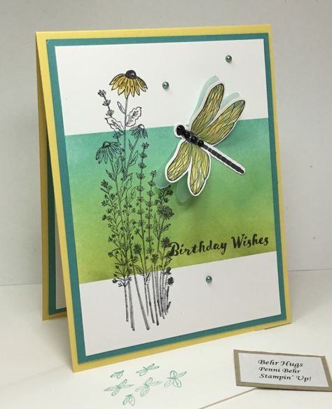 Dragonfly Wishes Dragon Garden, Dragonfly Garden, Silhouette Cards, Dragonfly Dreams, Butterfly Cards, Stamping Up Cards, Get Well Cards, Card Layout, Sympathy Cards