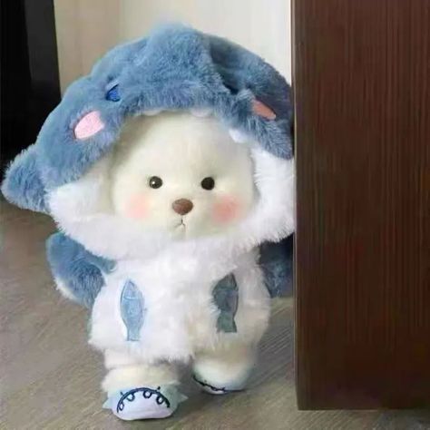 none Surprise Your Girlfriend, Black And White Suit, Blue Raincoat, Teddy Bear Gifts, Perfect Gif, Pink Rabbit, Handmade Plush, Little Bear, Cute Teddy Bears