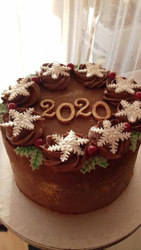 Natal, New Years Day Cake, New Years Cake Decorating Ideas, New Years Cake Ideas Simple, New Years Cake Ideas 2023, New Years Cake Design, Simple New Year Cake Design, New Year Cake Design 2023, New Years Eve Cake Ideas