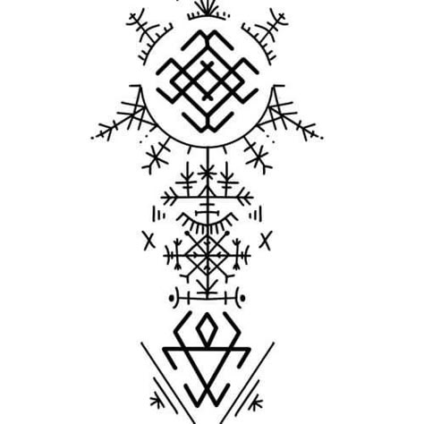 Traditional Tattoo Symbols, Polish Symbols, Slavic Symbols, Croatian Tattoo, Viking Compass Tattoo, Patterns Tattoo, Slavic Tattoo, Clothing Symbols, Polish Tattoos