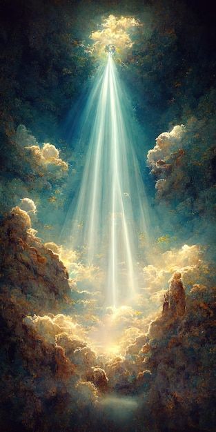 Abstract background heaven light from ab... | Premium Photo #Freepik #photo #belief #faith #christian #risen Light Within Art, Heaven Depictions, Closet Mural, Heavenly Paintings, First Day In Heaven, Dream Poem, Heaven Illustration, Heaven Background, Heaven Artwork