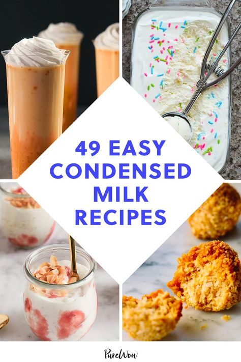 Essen, Desert With Evaporated Milk, What To Use Sweetened Condensed Milk, Condensed Milk Pumpkin Recipes, Recipes That Use Sweetened Condensed Milk, How To Use Condensed Milk, Dessert Recipes Using Milk, Sweet Condensed Milk Recipe Desserts, Leftover Condensed Milk Recipes