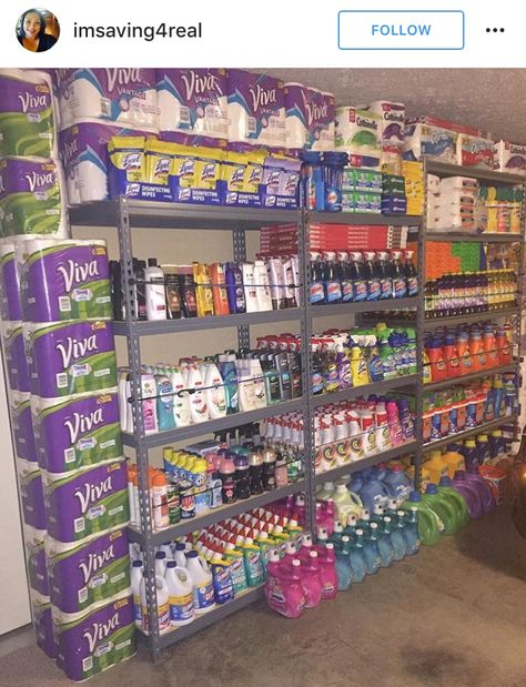 Coupon Stockpile Organization, Stock Pile Organization, Stockpile Organization, Couponing Stockpile, Extreme Couponing Stockpile, Food Storage Rooms, Preppers Pantry, Couponing For Beginners, Coupon Stockpile