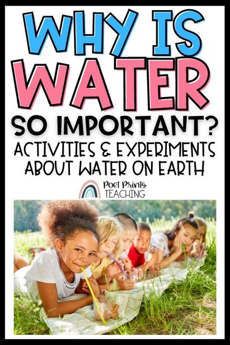 World Water Day Crafts Preschool, Water Theme Kindergarten Activities, Water Day Letter To Parents, World Water Day Activities For Preschool, Water Properties Activities, Water Study Art, Water Inquiry Kindergarten, All About Water Activities For Kids, Water Activities Kindergarten