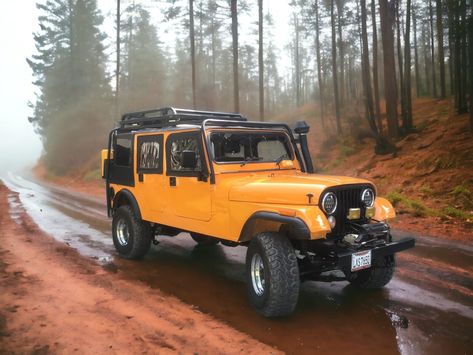 Greetings! Our one of a kind 4-door 1976 Jeep CJ5 from Pakistan is finally on roads. It took 8 years to rebuild and source various parts. A lot of sweat, grit and passion were the key ingredients. This is the second reincarnation of our jeep from a 2 door to a 4 door version. This CJ has an old school look with many modern gizmos/add-ons. Doorless Jeep, Jeep Cj5 Restorations, Cj7 Jeep Restorations, 1975 Cj5 Jeep, Jeep Cj5, Military Jeep, School Looks, Pakistan, Old School