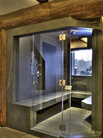 window + sauna/steam shower --- LOVELY! Bathroom Design Trends, Steam Shower, Shower Cabin, Steam Showers Bathroom, Bathroom Remodel Shower, Crested Butte, Basement Bathroom, Bathroom Spa, Steam Showers