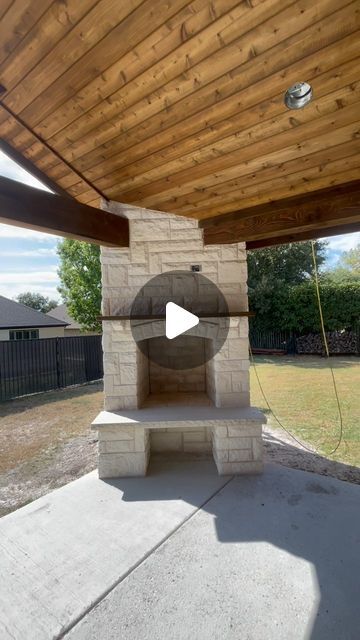 Buildometry on Instagram: "Check out this fireplace build from start to finish!! 👏 Completed patio coming soooon. 😉 #deisgn #patio #backyard #construction #outdoorliving #fireplace #outdoorfireplace" Fireplace Ideas Backyard, Patio Chimney Ideas, Small Patio Fireplace, Patio Fireplace Ideas, Patio With Chimney Fireplace, Outdoor Chimney, Fireplace Ideas Outdoor, Outdoor Chimney Fireplace, Outdoor Fire Chimney Patio