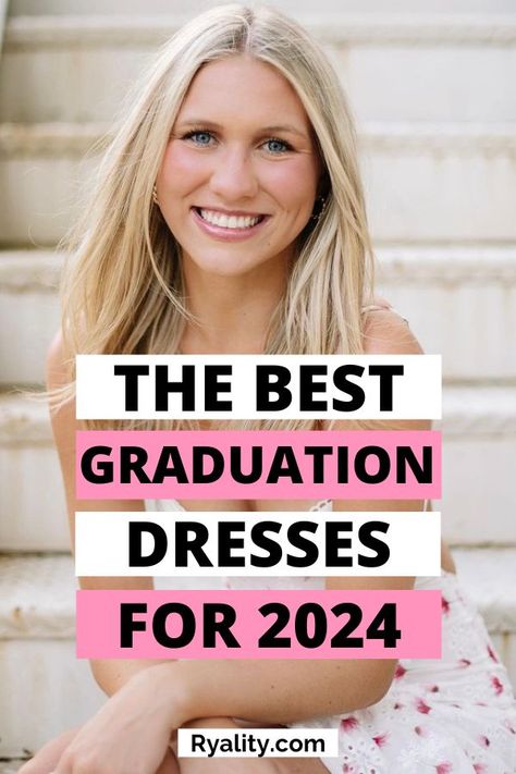 The black graduation dress ideas on this list are my absolute fav, def copying for my graduation Graduation Dresses 2023, University Graduation Outfit For Women, Graduation Outfits For Women College, Graduation Dresses Black, College Graduation Outfit Ideas Dresses, College Graduation Dress Ideas, University Graduation Dresses, College Graduation Dresses, Cute Graduation Outfits