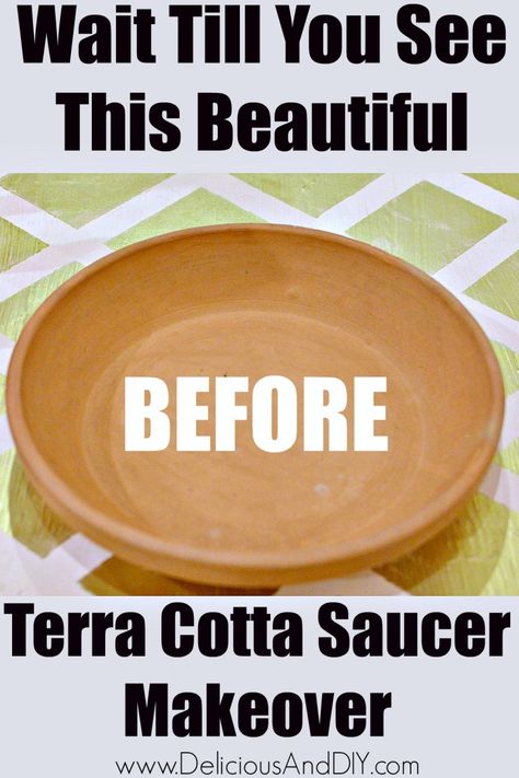 Terracotta Saucer Ideas, Terracotta Saucer Crafts, Pottery At Home, Terra Cotta Pot Crafts Diy, Terracotta Pottery, Rental Home Decor, Terracotta Bowl, Diy Porch, Spanish Style Home