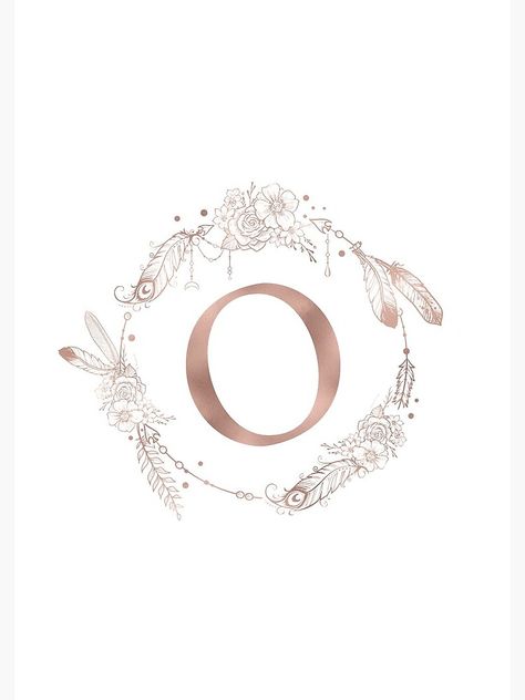 The Letter O Design, O Aesthetic Letter, Letter O Aesthetic, Instagram Highlight Covers Alphabet, O Alphabet Design, O Letter Design, Cool Eye Drawings, O Initial, Floral Lettering