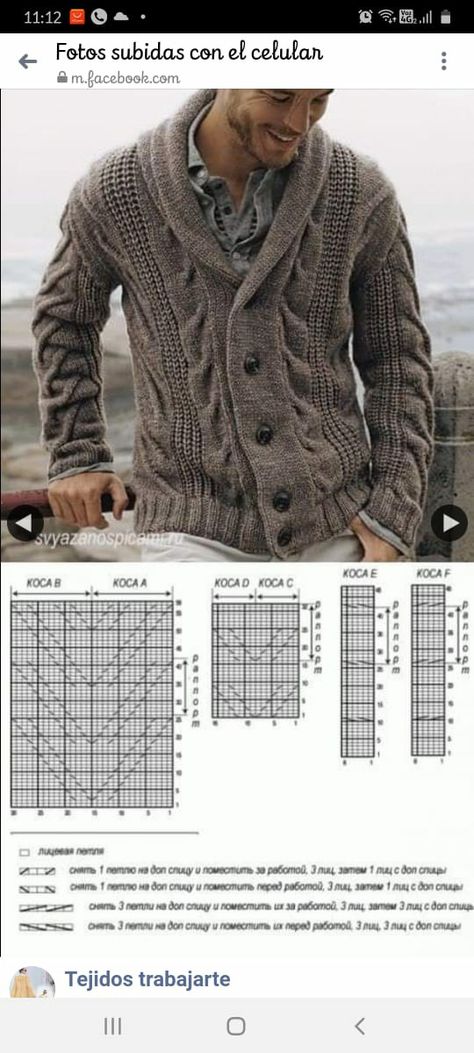 Chubby Men Fashion, Knit Cardigan Outfit, Mens Knitted Cardigan, Crochet Pullover Pattern, Crochet Infinity Scarf Pattern, Sweater Designs, Mens Fashion Suits Casual, Handmade Vest, Ladies Sweater