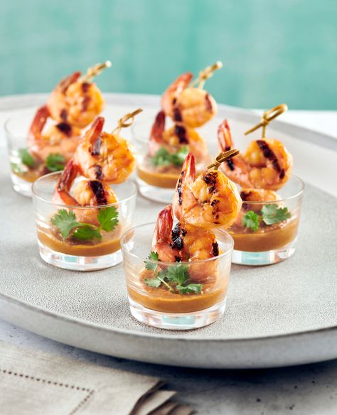 Shrimp Satay with Peanut Dipping Sauce | Sarah's Cucina Bella Shrimp Peanut Sauce, Shrimp Satay With Peanut Sauce, Peanut Dipping Sauce For Salad Rolls, Shrimp Satay, Chicken Satay With Peanut Sauce Damn Delicious, Grilled Chicken Satay With Peanut Sauce, Peanut Dipping Sauce, Satay Recipe, Sarah Walker