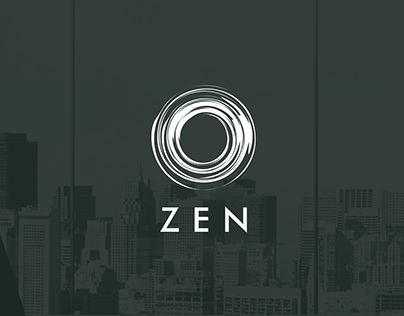 Zen Logo Design Inspiration, Meditation Branding, Calm Logo, Zen Logo, Zen Symbol, Concept Models Architecture, Zen Design, Hotel Logo, City Logo