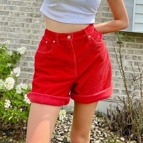 Corduroy Shorts, Clothing Pieces, Red Maroon, Summer 24, Short Shorts, Short Dresses, Casual Shorts, Womens Shorts, Fashion Design