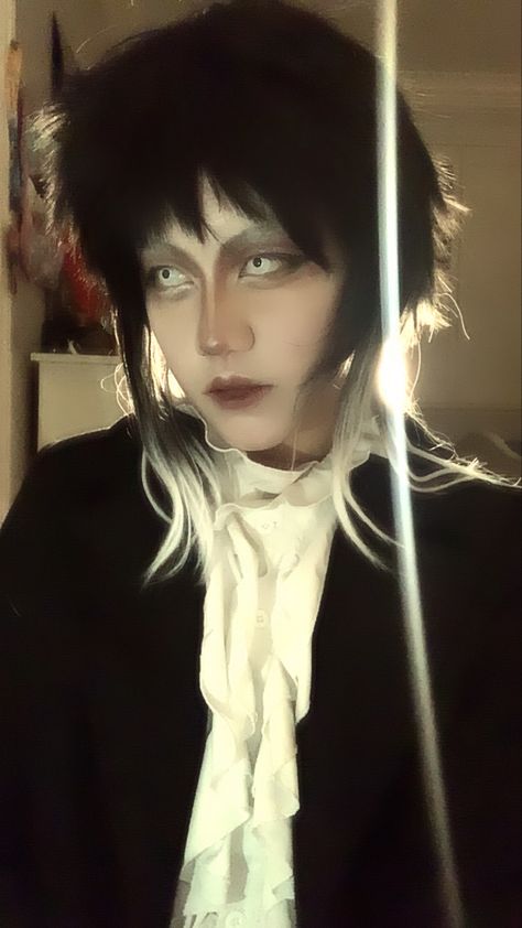 Akutagawa Cosplay Makeup, Akutagawa Cosplay, Bsd Cosplay, Cosplay Inspo, Silly Things, Cosplay Makeup, Cosplay Ideas, Stray Dogs, Bungo Stray Dogs