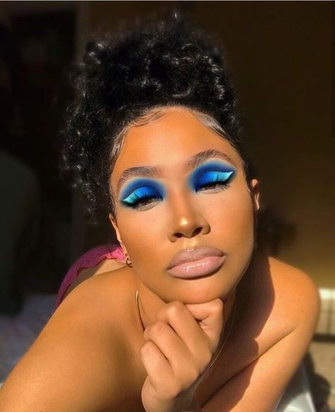 Eye Makeup Dark Skin, Eye Makeup Dark, Makeup Dark Skin, Birthday Makeup Looks, Makeup Dark, Makeup For Black Skin, Trend 2024, Dope Makeup, Colorful Eye Makeup