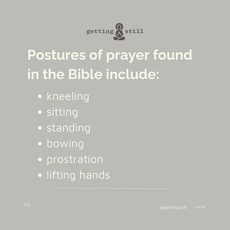 How do prayer + yoga go together? When you practice Christ-centered yoga, the postures can help deepen your connection to God and enhance your prayer life. Learn more about Biblical postures of prayer + the practice of yoga in my new blog. Comment BLOG for the link! #bibletruth #prayerandmeditation #christcenteredmeditation #gettingstill #gettingstillstudies #christianmeditation #breathprayers #meditationforchristians #christcenteredyoga #chakrachallenge #contemplation #meditation #biblever... Christian Yoga, Christian Meditation, Christian Prayers, Prayer Verses, Bible Truth, News Blog, Verses, Bible Verses, Encouragement