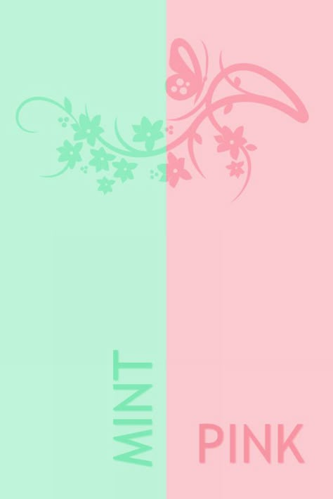 Pink Mint Aesthetic, Pink And Mint Green Aesthetic, Mint And Pink Color Palette, Mint And Pink Aesthetic, Pink And Mint Aesthetic, Pastel Hallway, Mint Green Decor, Mint Green And Pink, Mint Aesthetic