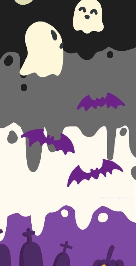 Halloween Pride Wallpaper, Backgrounds For Halloween, Queer Wallpapers, Asexual Art, Asexual Pfp, Asexual Wallpaper, Pfp Backgrounds, Pride Wallpapers, Pfps And Banners