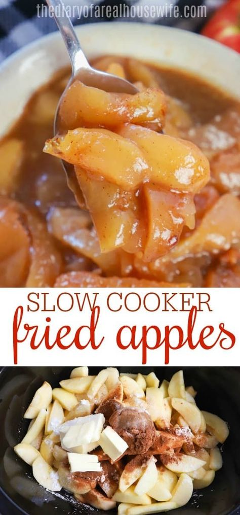 Weight Watchers Desserts, Weight Watcher Desserts, Apple Recipes Healthy, Apple Recipes Easy, Crock Pot Desserts, Boston Cream Pie, Slow Cooker Desserts, Apple Dessert Recipes, Fried Apples