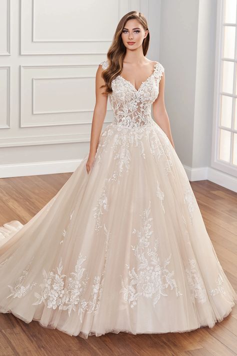 Wedding Dress With Draped Sleeves, Off Shoulder Illusion Wedding Dress, A Line Wedding Dress With Off Shoulder Sleeves, Beautiful Wedding Dresses Fairytale, Princess Cut Wedding Dress, One Of A Kind Wedding Dress, Lace And Tulle Wedding Dress, Romantic Off The Shoulder Wedding Dress, Ballgown Wedding Dresses