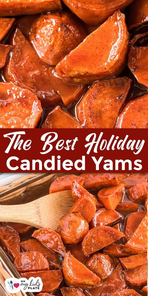 Can Yams Recipe, Stove Top Candied Yams, Southern Candied Yams, Baked Candied Yams, Candied Yams Recipe, Canned Yams, Candied Yams, Thanksgiving Menu Ideas Side Dishes, Yams Recipe