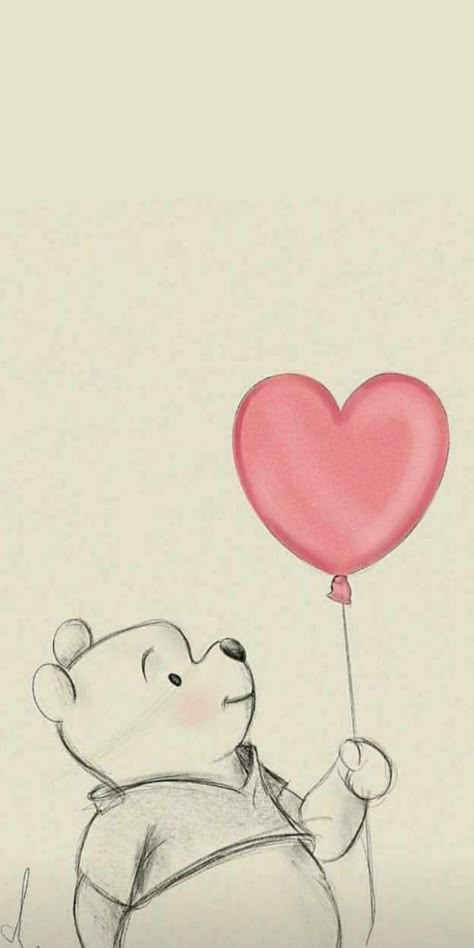 Winnie The Pooh Background, Winnie The Pooh Wallpaper, Pooh Drawing, Pooh Wallpaper, Winnie The Pooh Drawing, ليلو وستيتش, Easy Disney Drawings, Disney Drawings Sketches, Disney Characters Wallpaper