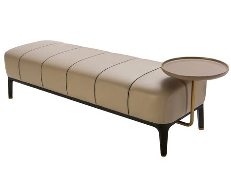 Upholstered leather bench NEW YORK | Bench by Como Furniture Modern Bench Design, Bed Ottoman Bench, Bench Design, Fabric Bench, Modern Ottoman, Ottoman Design, Living Room Sofa Design, Leather Bench, Living Room Bench