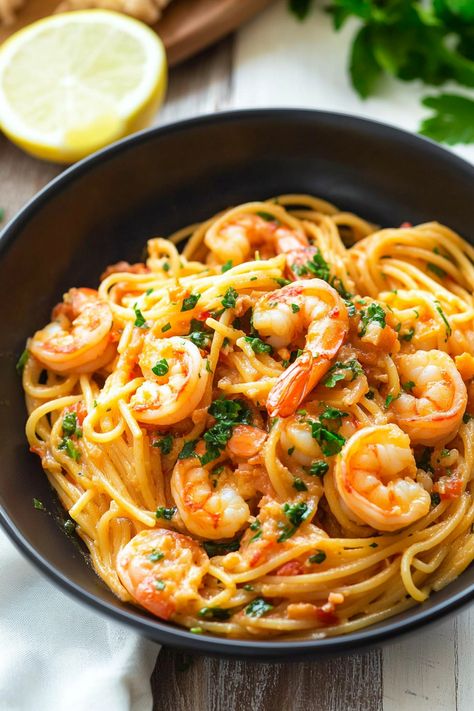 Discover the best shrimp scampi with pasta recipe! Juicy shrimp, flavorful sauce, and tender linguine make this a must-try for dinner. Shrimp Scampi Pasta With Tomatoes, Linguini With Shrimp Scampi, Shrimp Scampi Recipe Pasta, Shrimp Scampi With Tomatoes, Scampi Sauce Recipe, Olive Garden Shrimp Scampi, Shrimp Scampi Linguini, Shrimp Scampi With Pasta, Best Shrimp Scampi