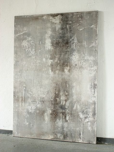 Bild_1783_blurred_grey_brown_white_130_90_2_cm_acrylic_on_… | Flickr Christian Hetzel, On Canvas, Soyut Sanat Tabloları, Encaustic Art, Canvas Abstract, Contemporary Abstract Art, Abstract Canvas Art, Painting Canvas, Abstract Acrylic