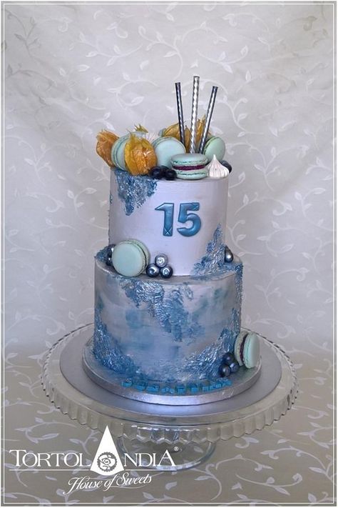 Birthday cake by Tortolandia 15th Birthday Cakes For Boys, 15 Year Boy, Birthday Cake For Boy, Cake For Boy, Boy 16th Birthday, 15th Birthday Cakes, 4th Birthday Cakes, Boy Birthday Cake, 15th Birthday