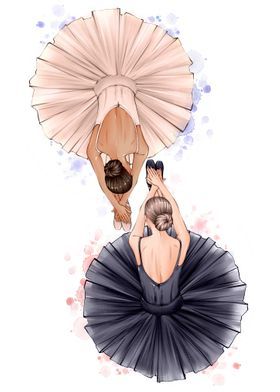 Displate is a one-of-a-kind metal poster designed to capture your unique passions. Sturdy, magnet mounted, and durable – not to mention easy on the eyes! Ballet Illustration, Ballet Drawings, Dance Picture Poses, Dance Dreams, Ballet Poses, Good Morning Flowers Pictures, Lake Art, Little Ballerina, Guided Drawing