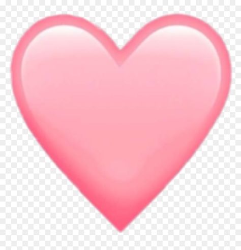 Light Pink Emoji Heart, Light Pink Heart Emoji, Instagram Pink Emoji, Cute Heart Emoji, Cute Png Icons, Girly Emojis, Ios Png, Pink Emojis, Mac Icons