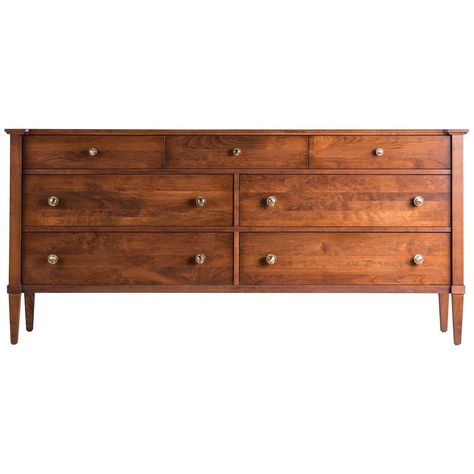 Monaco Dresser by Greenbrier at Belfort Furniture Charlie Extra Wide Dresser, Amherst Horizontal Dresser, Large Solid Wood Dresser, Vintage Bassett Dresser, English Cottage Bedroom, Kroehler Dresser Vintage, Traditional Dressers, Belfort Furniture, Long Dresser