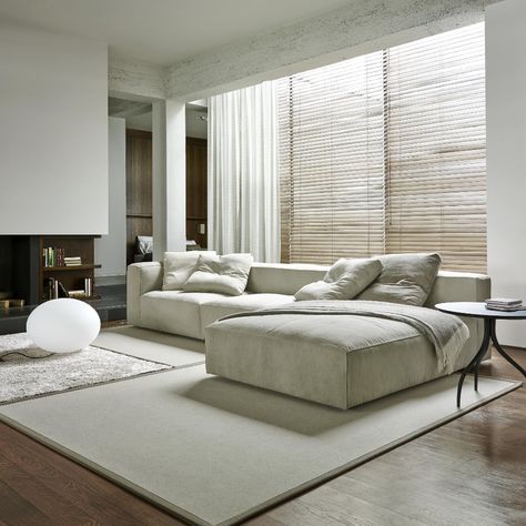 Sofas | Ligne Roset Official Site | Contemporary High-End Furniture Ligne Roset Sofa, Modern Contemporary Living Room, Contemporary Living Room Design, Minimalist Sofa, Style Deco, Ligne Roset, Hill House, Types Of Sofas, Contemporary Living Room