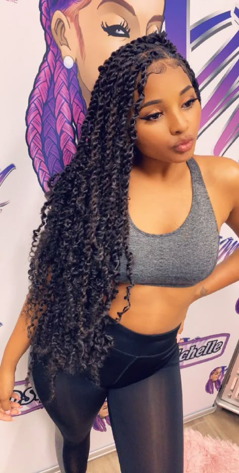 Passion Twists, Faux Locs Hairstyles, Twist Braid Hairstyles, Girls Hairstyles Braids, African Braids Hairstyles, Braided Hairstyles For Black Women, Braided Hairstyles Easy, Kids Braided Hairstyles, Goddess Braids