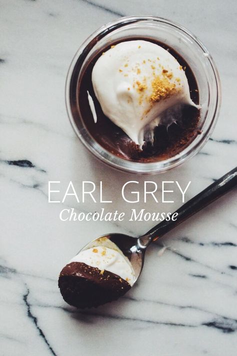 Earl Grey chocolate mousse #recipe from Ashley Marti on Steller Earl Grey Chocolate, Eat Dessert First, Earl Grey, How Sweet Eats, Chocolate Mousse, Eat Dessert, Decadent Desserts, Sweets Treats, Tea Recipes