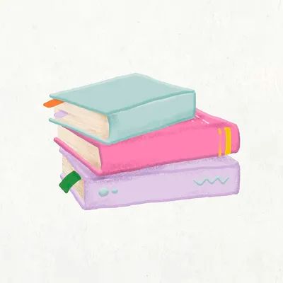 Book Illustration Aesthetic, Book Icon Aesthetic, Aesthetic Book Stack, Lifestyle Collage, Book Cover Aesthetic, Sorority Instagram, Aesthetic Square, Donut Drawing, Donut Sticker