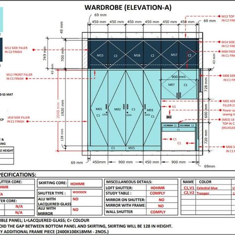 I will design walk in closet and wardrobe in 3d and 2d cad files Closet Detail Drawing, Wardrobe Working Drawing, Wardrobe Details Interior Drawing, Wardrobe Elevation Design, Wardrobe Detail Drawing, Wardrobe Elevation, Design Walk In Closet, Furniture Details Drawing, Creating A Capsule Wardrobe