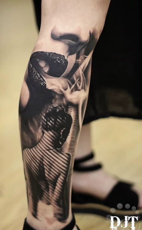 Feminine Realism Tattoo, Realism Tattoo Sleeve Women, Realism Face Tattoo, Portrait Tattoo Sleeve, Tattoo Homme, Tattoos For Couples, White Tattoos, Portrait Tattoos, Girl Face Tattoo