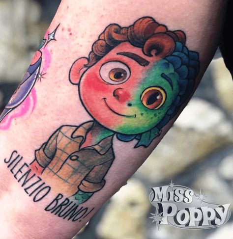 Luca Tattoo Disney, Pixar Tattoo Ideas, Pixar Tattoos, Luca Tattoo, Disney Tattoo Ideas, Luca Disney, Disney Sleeve, Disney Tattoo, Google Image Search