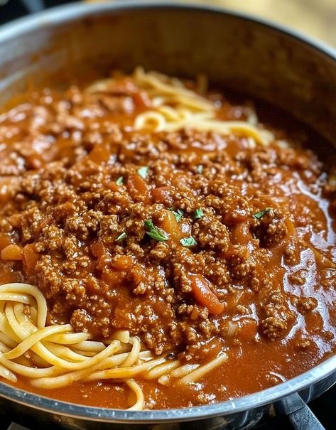 Sauce Bolognaise, Spaghetti, Sauce