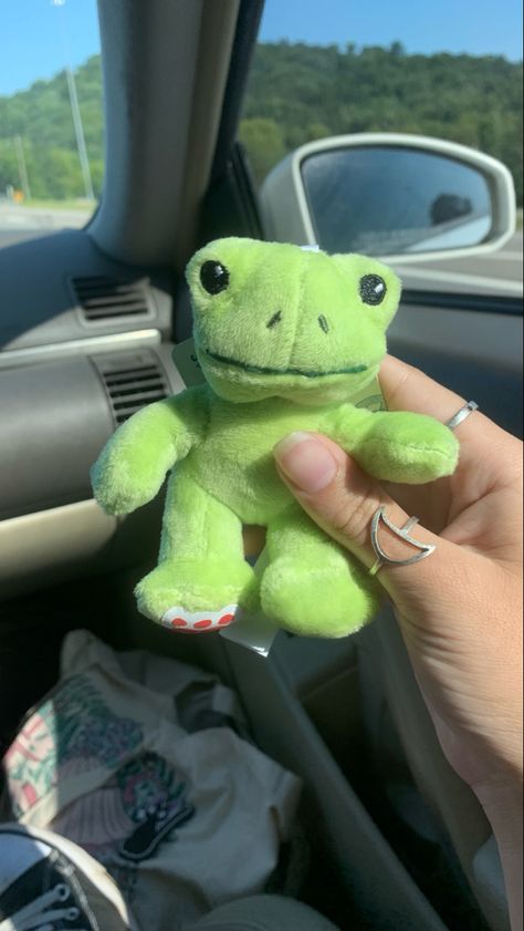 Cute Build A Bears Aesthetic, Cute Frog Things, Build A Bear Frog Outfits, Cute Build A Bears, Build A Bear Frog Aesthetic, Build A Bear Aesthetic, Frog Build A Bear, Stuffed Animal Frog, Plushie Clothes